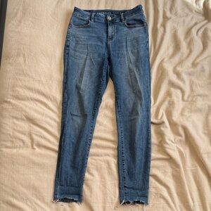 American Eagle Outfitters Blue Skinny Jeans